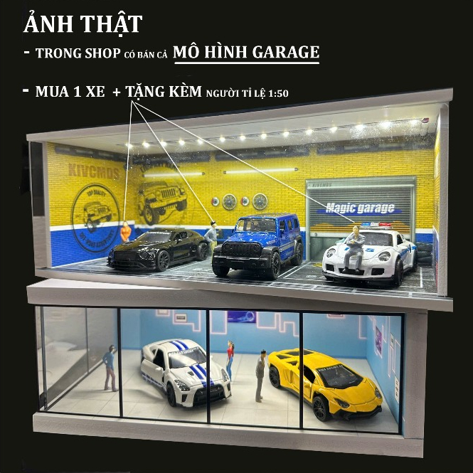 🔥CHỌN XE+ Charm 1:50🔥 DIORAMA garage 1/64 decor bàn làm việc, bàn học, gaming pc,  Mô hình xe ô tô s