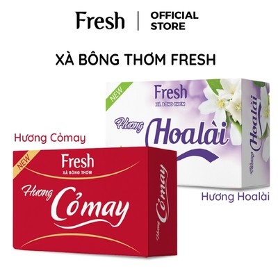 [HB GIFT] Xà bông thơm Fresh 90g Hương Cỏ May / Hoa Lài