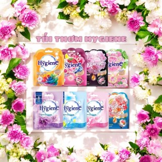 Combo 10 Túi Thơm Khử Mùi HYGIENE Thái Lan 8g (9 Mùi) Treo Xe Hơi, Tủ Quần Áo, Phòng Tắm