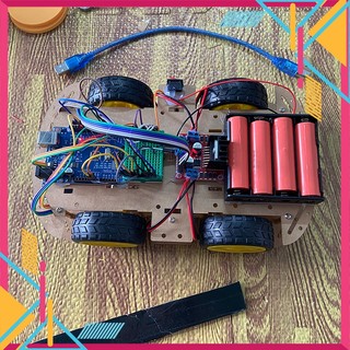 Robot dò line Arduino PID | Xe dò đường kèm pin, sạc ( Đã lắp sẵn + Code & hướng dẫn)