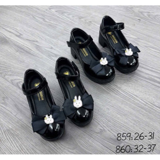   FORM NHỎ TĂNG SIZE  Giày cao gót cho bé cực đẹp gắn nơ xinh giày cao gót độn đế xinh cho bé gái 