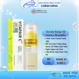  Serum Dạng Xịt 2in1 Dưỡng Sáng & Căng Bóng Da Nature Republic Vitapair C Blending Serum Mist 80ml  
