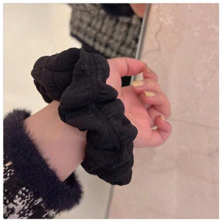 [ 15cm ]Scrunchies Cột Tóc Vải Xô Muslin Màu Trơn Dễ Thương Size Lớn Sang Chảnh Buộc Tóc Vải Hàn Quốc Hot Trend