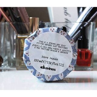 Sáp tạo kiểu cứng mờ Davines More Inside Strong Moulding Clay -Sáp khô giữ nếp siêu cứng Strong Dry Wax 75g