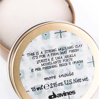 Sáp tạo kiểu cứng mờ Davines More Inside Strong Moulding Clay -Sáp khô giữ nếp siêu cứng Strong Dry Wax 75g