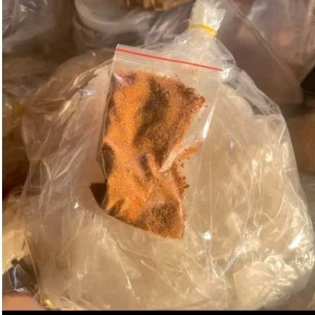 combo 100g bánh tráng rìa kèm muối sặc