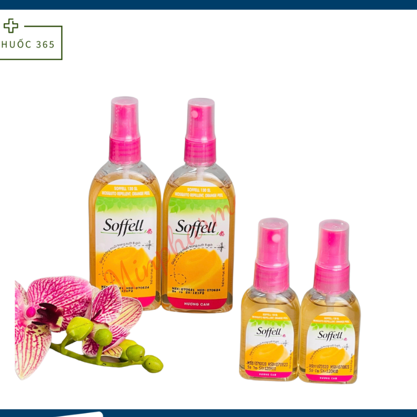 Xịt muỗi Soffell thơm ngát (Chai 30ml80ml)