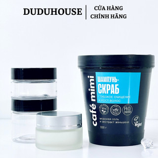 Tẩy tế bào chết da đầu Cafe Mimi Super Volume xanh lá sạch cho tóc dầu bết giúp tóc bồng bềnh 330g