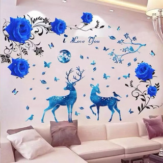 HỎA TỐC HCM -HÀNG ĐẸP - DECAL DÁN TƯỜNG HÀN QUỐC- HOA- DÁN PHÒNG KHÁCH