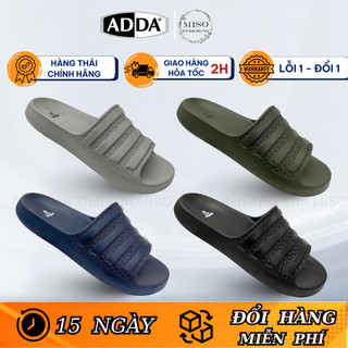 Dép Nam Quai Ngang Sọc Trẻ Trung Thể Thao  ADDA Thái 58T01 Đúc Cao Su Siêu Bền Siêu Nhẹ Chống Trượt