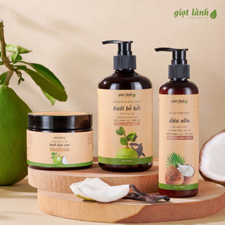 [Sản phẩm chỉ dành cho Livestream] Combo Dầu gội - Dầu xả - Ủ tóc hỗ trợ phục hồi, nuôi dưỡng chăm sóc tóc Giọt Lành