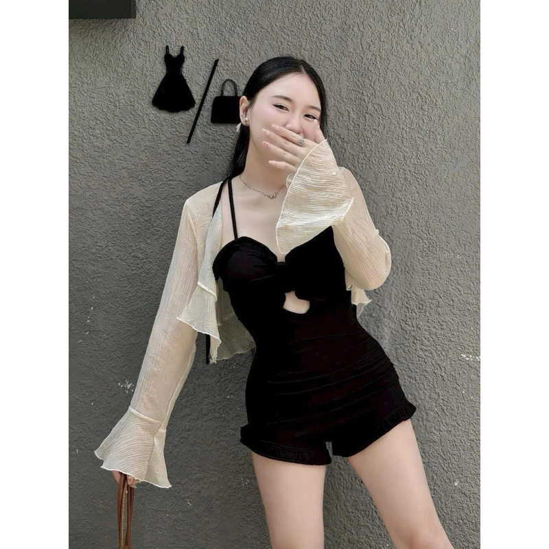 | Chang Tròn | Sét Bikini bèo kèm khoác voan Bigsize | BigBuy360 - bigbuy360.vn
