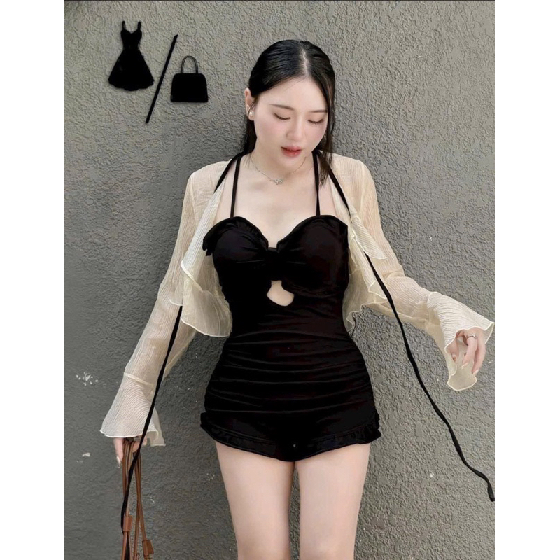 | Chang Tròn | Sét Bikini bèo kèm khoác voan Bigsize | BigBuy360 - bigbuy360.vn