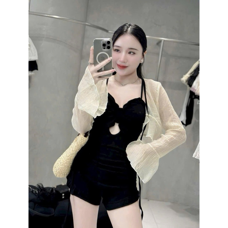 | Chang Tròn | Sét Bikini bèo kèm khoác voan Bigsize | BigBuy360 - bigbuy360.vn