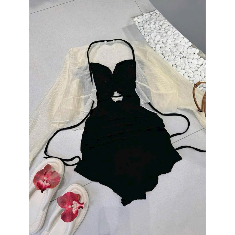 | Chang Tròn | Sét Bikini bèo kèm khoác voan Bigsize | BigBuy360 - bigbuy360.vn