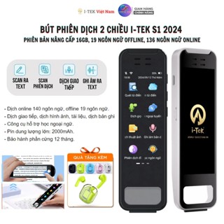 Bút phiên dịch lTek S1 Corisu 2024 Dịch offline 19 ngôn ngữ, hình ảnh, tài liệu, Ghi âm chuyển Text, hỗ trợ học ngôn ngữ