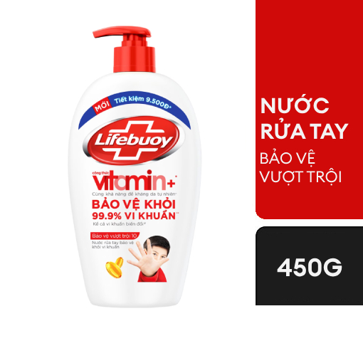 Nước rửa tay Lifebuoy 450g