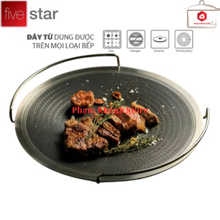  Chảo Nướng Chống Dính Blackcube Fivestar Plus 3 Lớp Chống Dính 34cm 