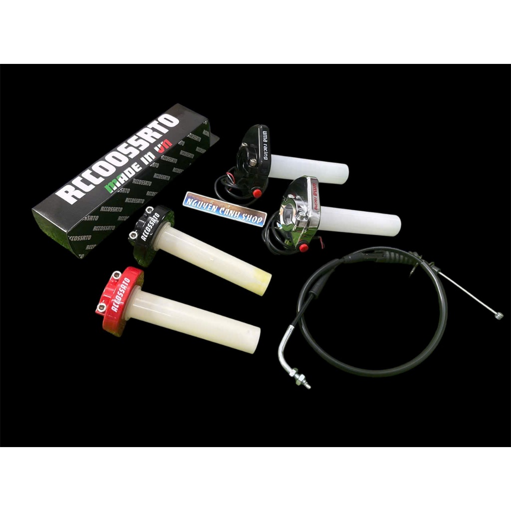 Cùm ga tăng tốc Uma Racing RCCOSSRTO gắn cho xe máy