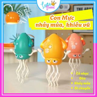 Đồ chơi bạch tuộc nhảy múa khiêu vũ, mực nhảy múa hài hước có nhạc đèn hottrend - Đồ chơi robot nhảy múa cho bé Lana