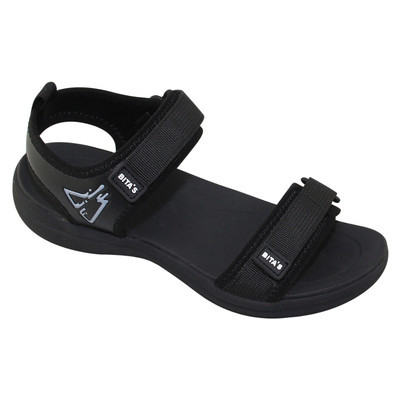 Sandal đế bằng nữ Bita's SEFYW.08 (Đen + Kem + Navy)