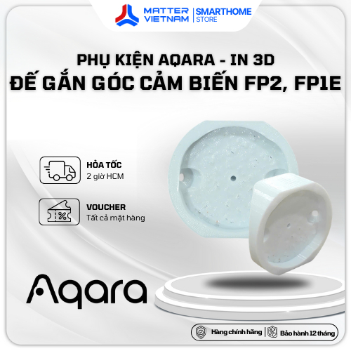 [In 3D] Đế Gắn Góc Tường Cảm Biến Hiện Diện  Aqara FP1e, FP2  - Hàng In 3D, Phụ Kiện Aqara SmartHome