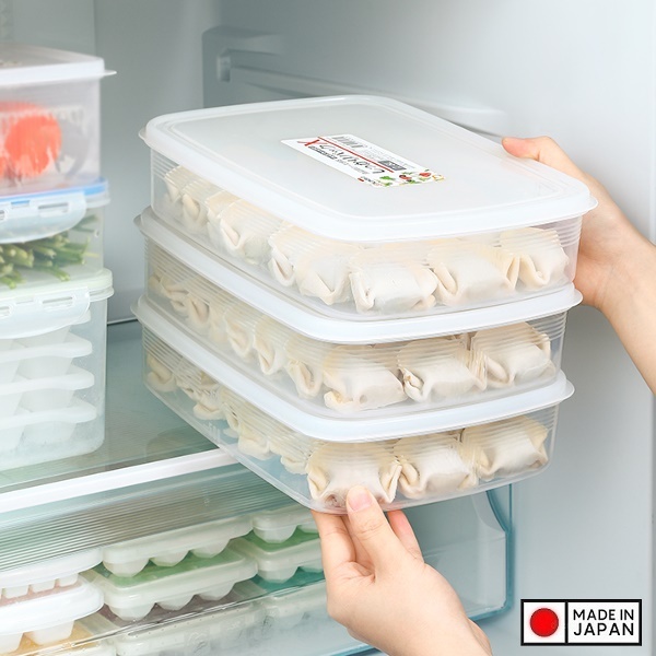 Hộp đựng thực phẩm dẹt Nakaya Pack X 2.6L - Hàng nội địa Nhật Bản | Made in Japan