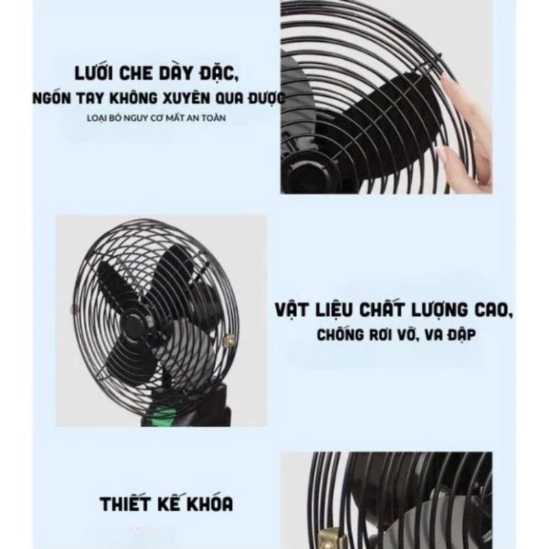 Quạt Tích Điện Để Bàn DIDOOGLT - Quạt Tích Điện Lồng Sắt 2 Cấp Độ Gió Sử Dụng Liên Tục Nhiều Giờ | BigBuy360 - bigbuy360.vn