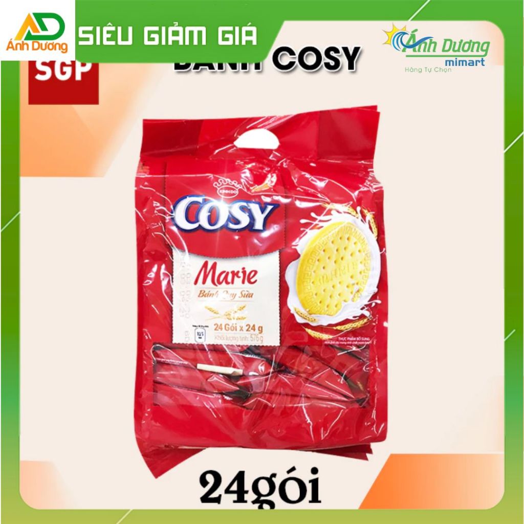 Bánh quy sữa Cosy 528g (22 gói*24g)