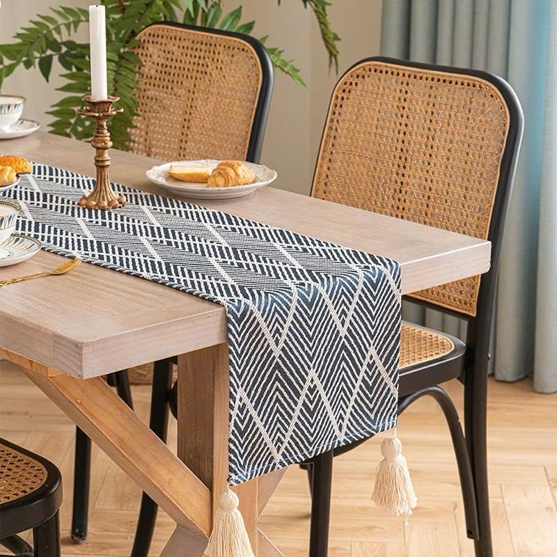 Khăn trải bàn, khăn decor trang trí kệ tủ tivi bàn ăn, khăn decor trang trí nhà cửa