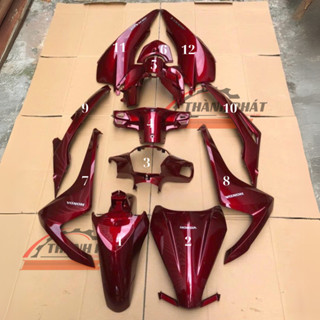  Dàn Áo Vision Đỏ Đô Đời 2015-2020 Zin Hãng Honda 