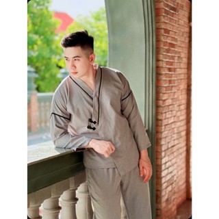 ĐỒ LAM ĐI CHÙA ĐỒ LAM PHẬT TỬ mã s1  nhật nam vải linen gân