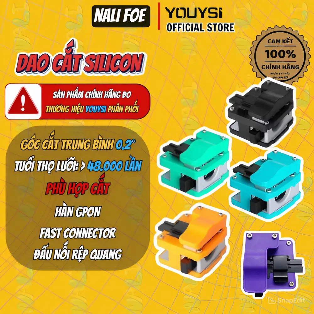Dao cắt sợi quang chống va đập có độ chính xác cao - dao cắt Silicon chính hãng thương hiệu Youysi HÀNG CHẤT LƯỢNG CAO