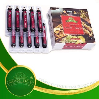  Cao Nước Atiso Nhân Sâm Ngọc Duy hộp 10 ống 