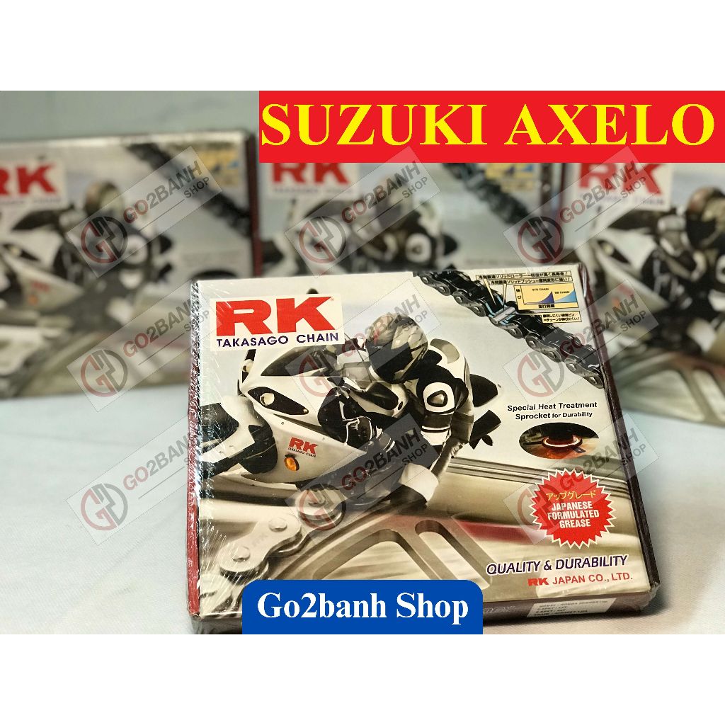 Nhông sên dĩa RK Axelo (côn tay) - Chất lượng cao