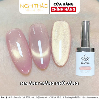 Sơn gel mắt mèo ánh trăng vàng RAMYLA Nghi Thảo