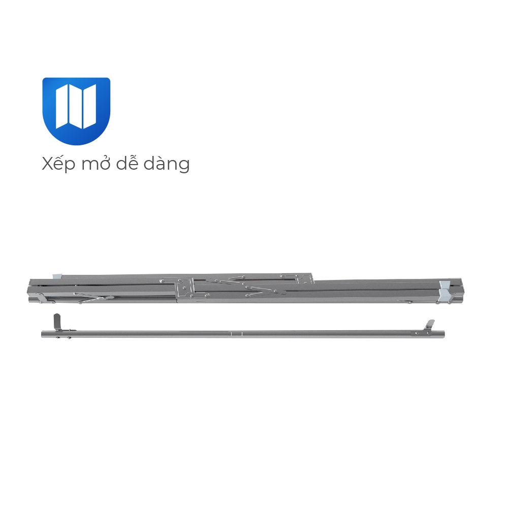 Sào phơi quần áo Hichiwa QUI PHÚC, inox cao cấp, bền chắc, gấp gọn, tăng chỉnh kích thước linh hoạt | BigBuy360 - bigbuy360.vn