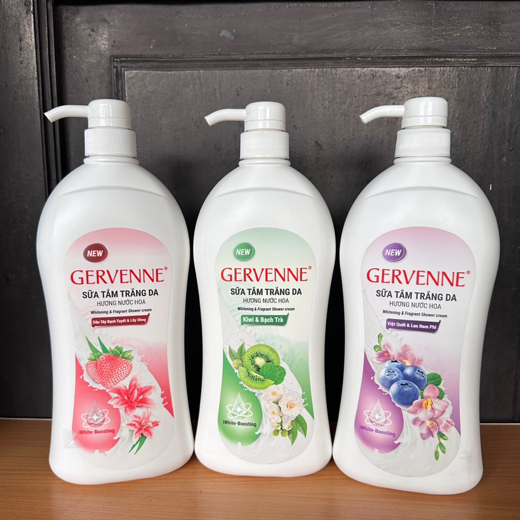 Sữa tắm Gervenne 900g có đủ mầu