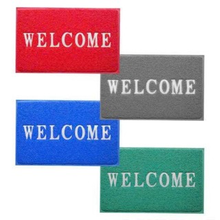 Tấm thảm nhựa chùi chân Welcome
