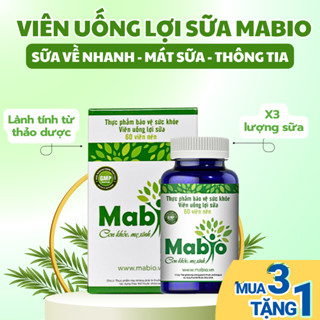 Viên uống lợi sữa Mabio ,Nâng cao chất lượng sữa mẹ & thêm dinh dưỡng giúp con khỏe mạnh