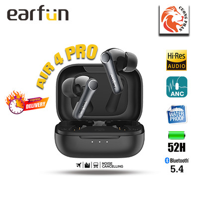 Tai Nghe True Wireless Earfun Air Pro 4 Bluetooth 5.4 Chống Ồn Chủ Động Ultra ANC LDAC Aptx Lossless