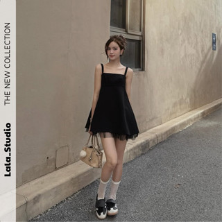 Cofirchy dress•LALASTUDIO• Váy 2 dây cúp ngực dáng xoè chân váy phối ren hàng 2 lớp cao cấp tiểu thư sang chảnh