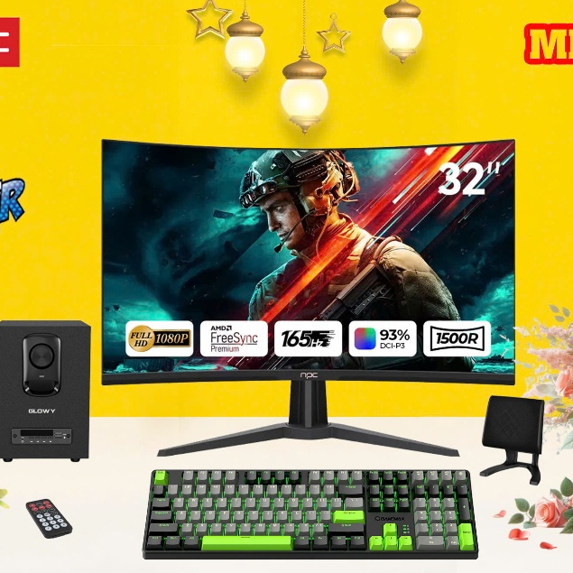 Màn hình PC 32|27 Inch QHD, Hãng NPC|Glowy - Bảo Hành 36 Tháng !!! | BigBuy360 - bigbuy360.vn