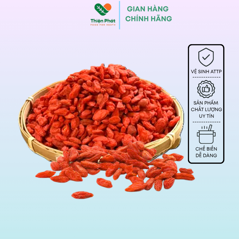 Kỷ Tử Đỏ Ninh Hạ Khô, Dùng Để Pha Trà - Thiện Phát Food