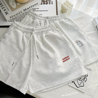 Quần short nỉ hàn nhiều mẫu, quần đùi nữ thu đông cạp chun lưng cao, dây rút thời trang dưới 60kg