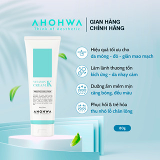  Kem Dưỡng Phục Hồi Da Mỏng Đỏ Giãn Mao Mạch Da Corticoid AHOHWA Vitamin K Cream 80g 