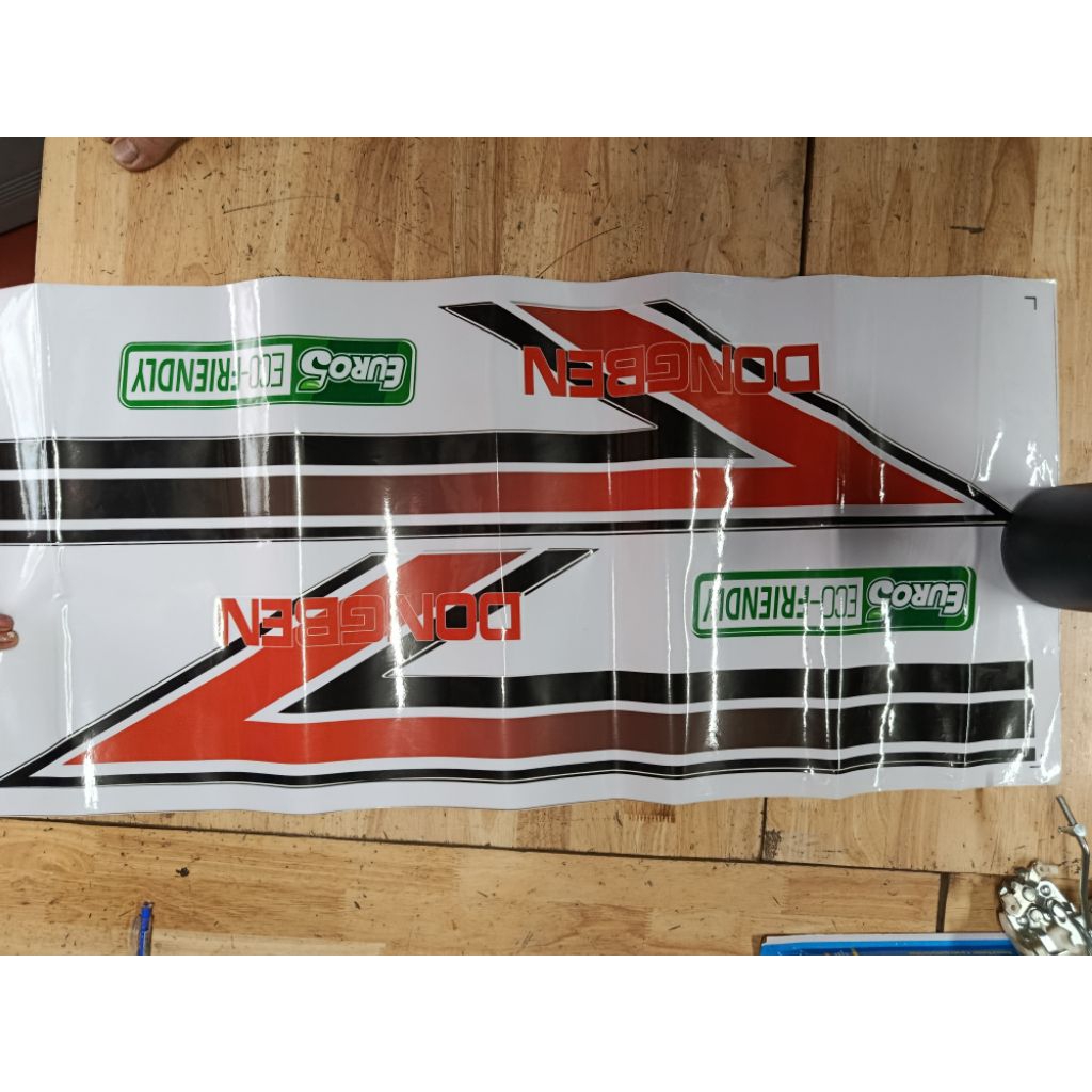 Tem dán xe tải Dong ben. Tem xe tải Dongben , euro4 , euro 4 xe dongben