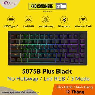 Bàn phím cơ AKKO 5075B Plus-S / 5075B Plus Dracula Castle (Multi-modes / RGB  / Gasket mount)