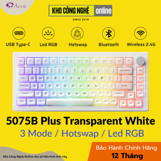 Bàn phím cơ AKKO 5075B Plus-S / 5075B Plus Dracula Castle (Multi-modes / RGB  / Gasket mount)