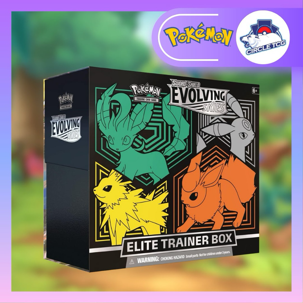 Elite Trainer Box Pokémon Sword & Shield - Evolving Skies | Circle TCG - Bộ Thẻ Cao Cấp + Phụ Kiện